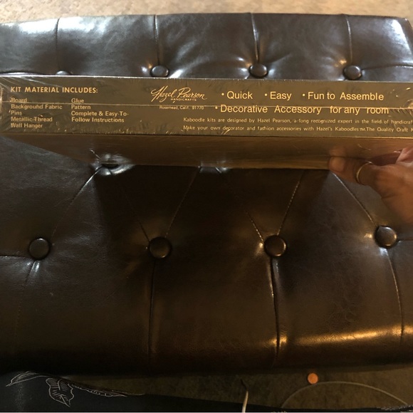 Vintage 1975 Hazels Kaboodles String Art Kit “Antique Carriage “ Never Opened - Picture 2 of 6